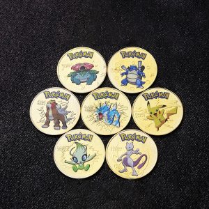 Golden Pokémon Metal Coins