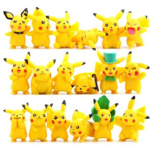 18-Piece Pokémon Pikachu Action Figure Set
