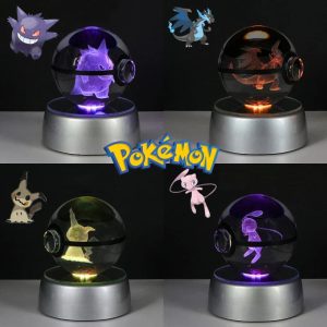 Pokémon 3D Crystal Poké Ball Figures