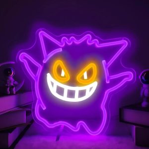 Anime Neon Light Sign – Dimmable Gaming Wall Decor