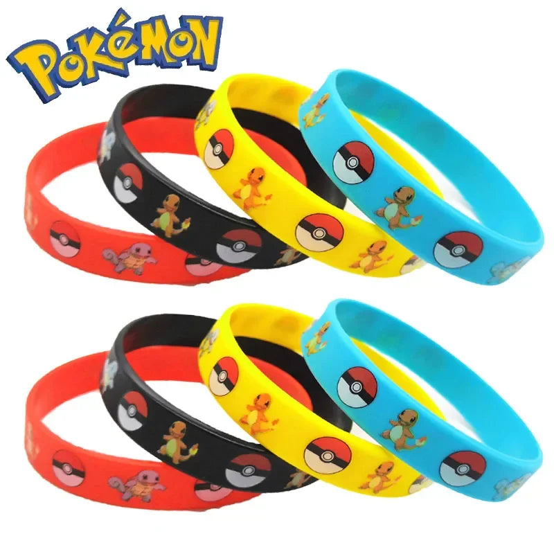 12pcs Pokémon Silicone Bracelets - Image 2