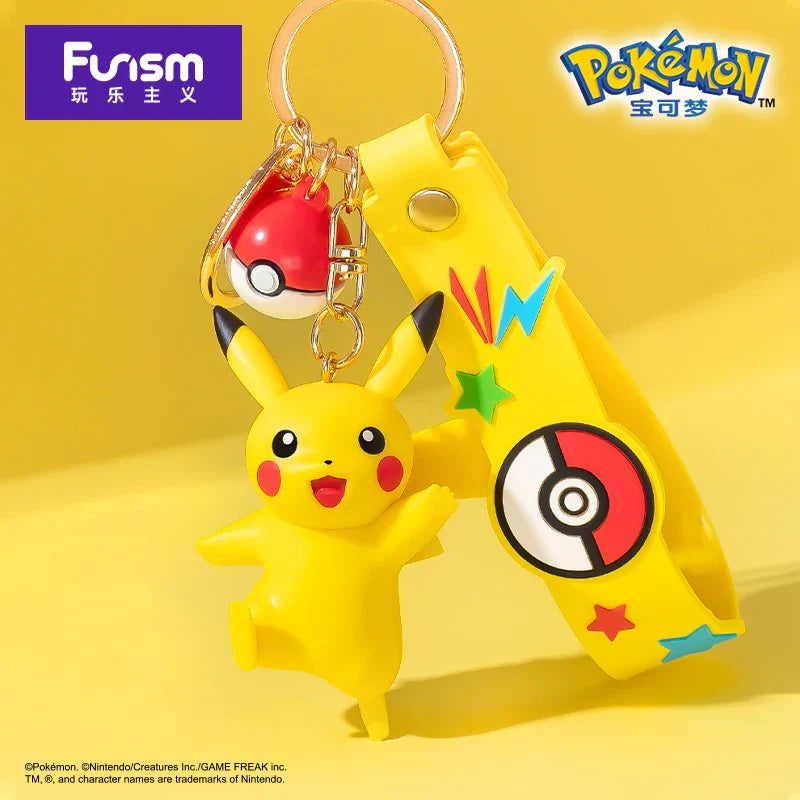 6-Style Pokémon Keychain Set - Image 2