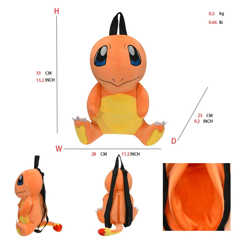 Pokemon Plush Backpack – Pikachu & More - Image 10