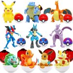 Pokemon Figures Set: Pikachu, Charizard & Greninja