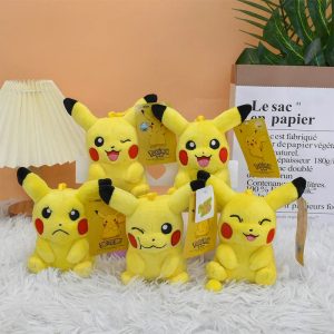 Pikachu & Friends Plush Keychain