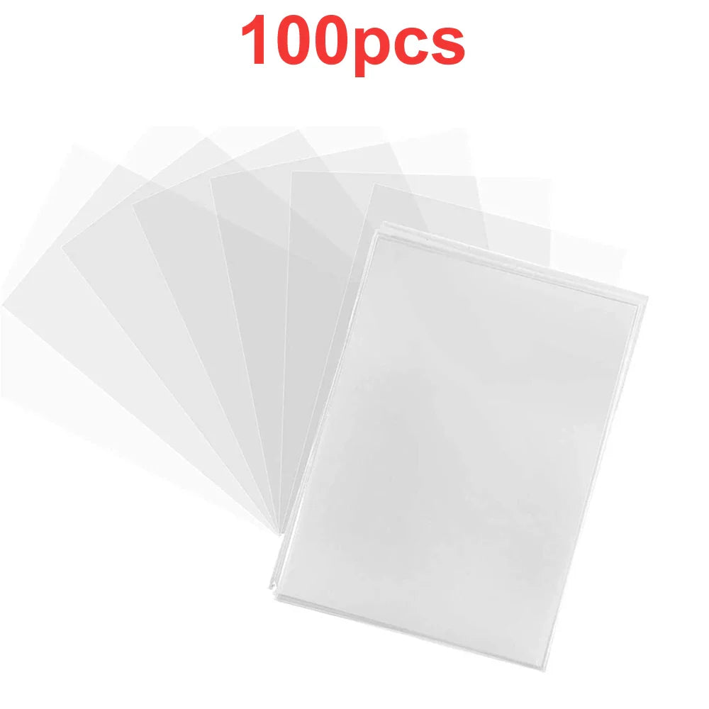 100 Pcs Transparent Card Sleeves - Image 7