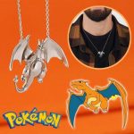 Charizard Hip Hop Pendant Necklace