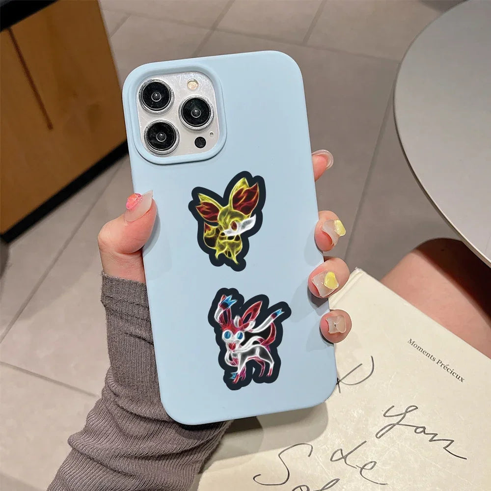 Neon Pokémon Stickers – Waterproof Anime Decals - Image 6